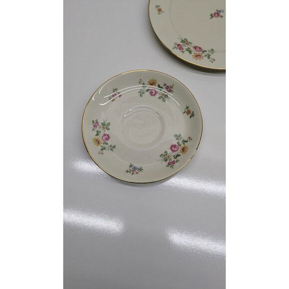 Thomas Rosenthal Germany Floral Trio Set With Gold Trim - Cup Saucer & Plate - Picture 9 of 16